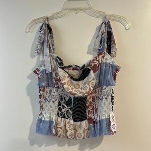 Aritzia Wilfred Tie-strap top